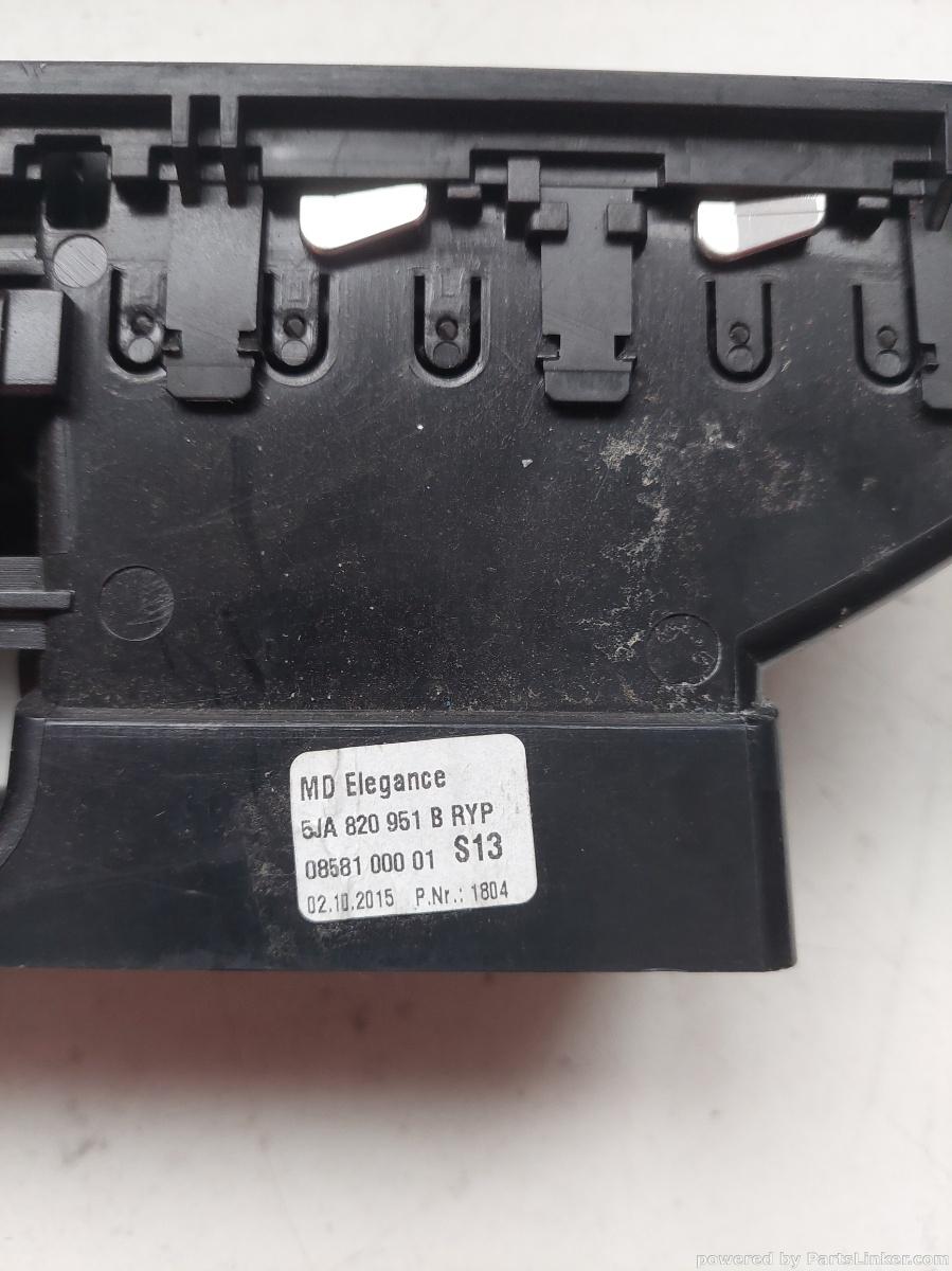 Guri ventilatie SKODA RAPID II NH3 2012 -> 1.2 CGPC 5ja820951b – foto 2