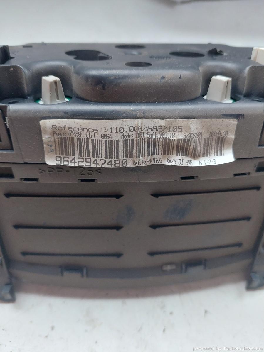 Ceasuri bord PEUGEOT 406 (8B) [ 1995 - 2005 ] OEM 9642947480 – foto 3