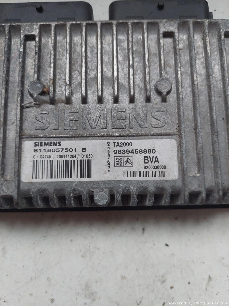Calculator ECU PEUGEOT 406 (8B) [ 1995 - 2005 ] SIEMENS S118057501 OEM 9639458880 – foto 2