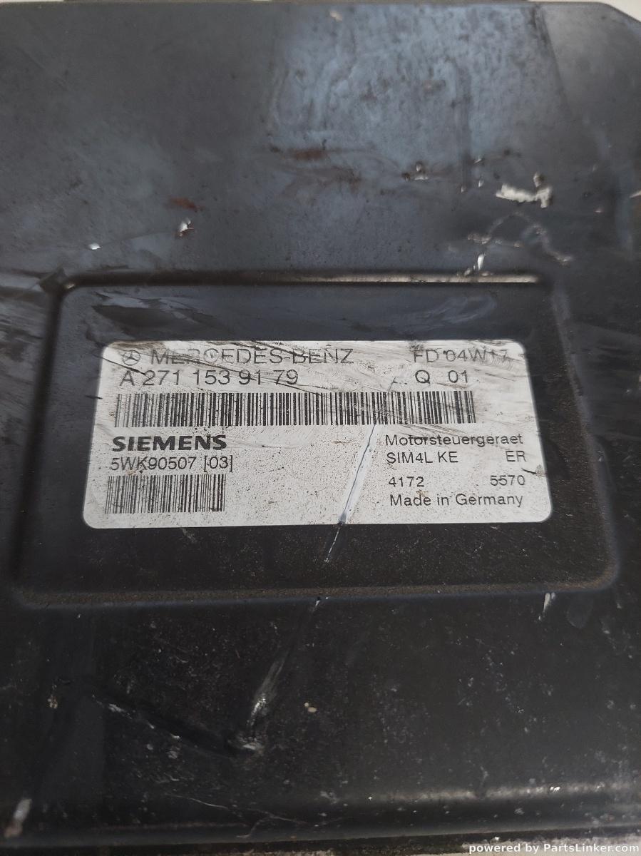 Calculator ECU MERCEDES-BENZ CLK (C208) [ 1997 - 2003 ] 200 Kompressor (M 111.956) 120KW|163HP SIEMENS 5wk90507 OEM A2711539179 – foto 2