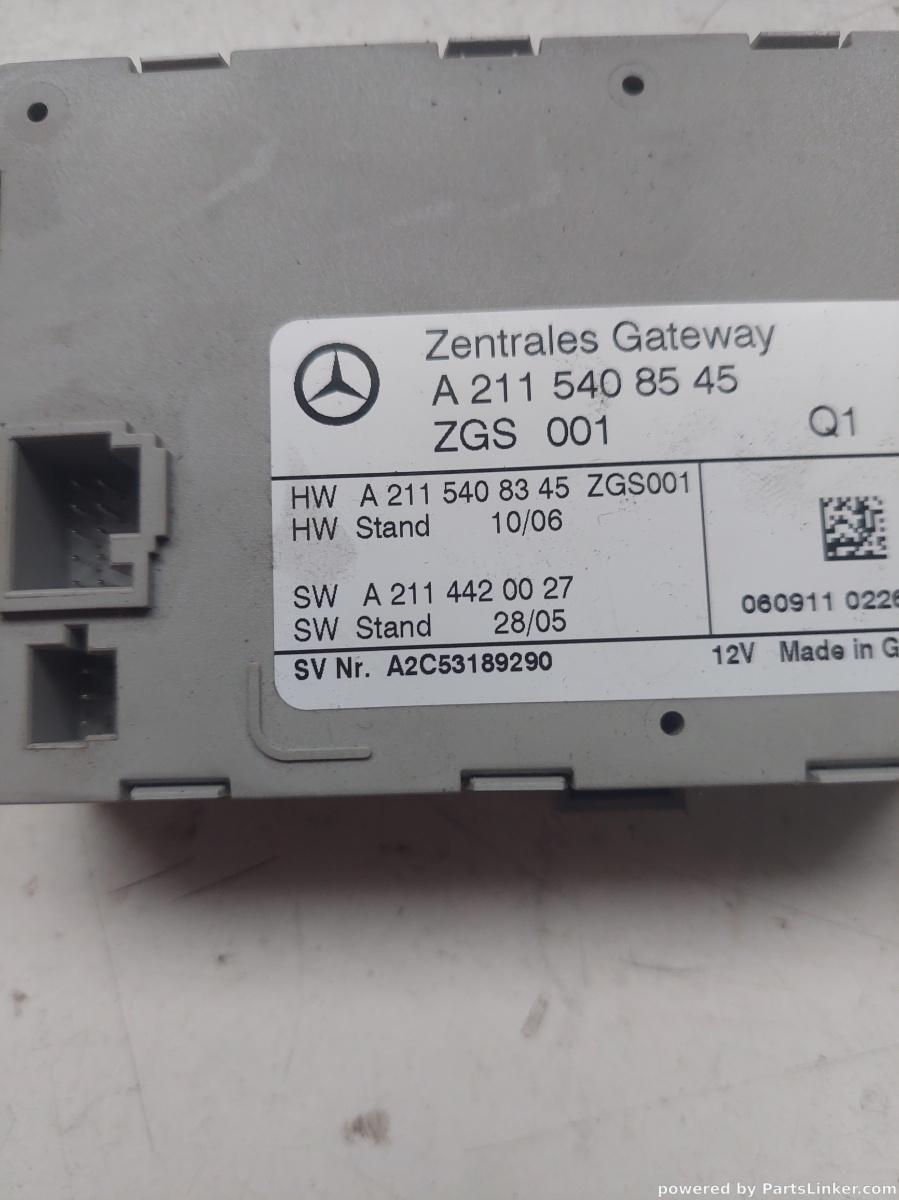 Modul gateway MERCEDES-BENZ E-CLASS W211 2002 - 2009 A2115408545 – foto 2