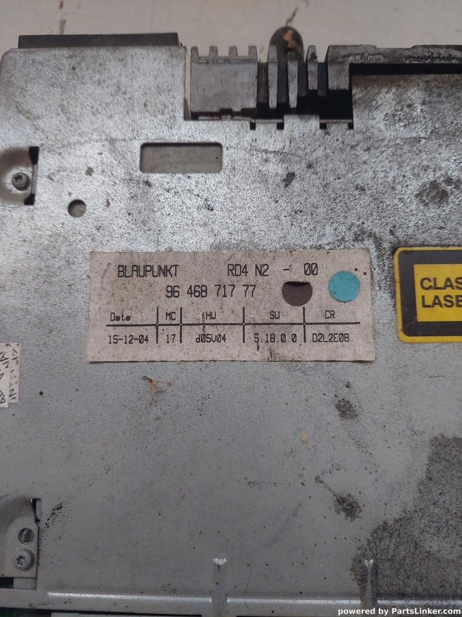 CD player auto PEUGEOT 407 SW (6E_) [ 2004 - 2010 ] OEM 9646871777 – foto 2