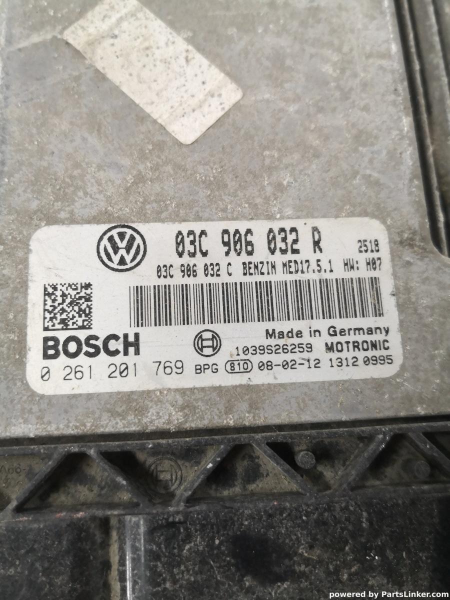 Calculator ECU VOLKSWAGEN GOLF V (1K1) [ 2003 - 2009 ] TSI (BMY) 103KW|140HP BOSCH 0261201769 OEM 03c906032r – foto 2