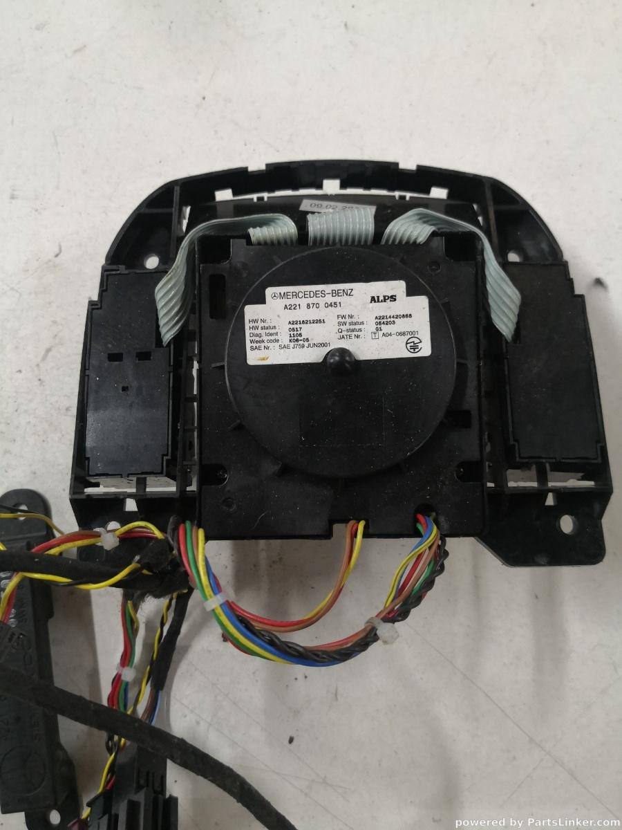 Comenzi consola centrala MERCEDES-BENZ S-CLASS II (W221, C215) [ 2005 - 2013 ] OEM A2218700451 – foto 2