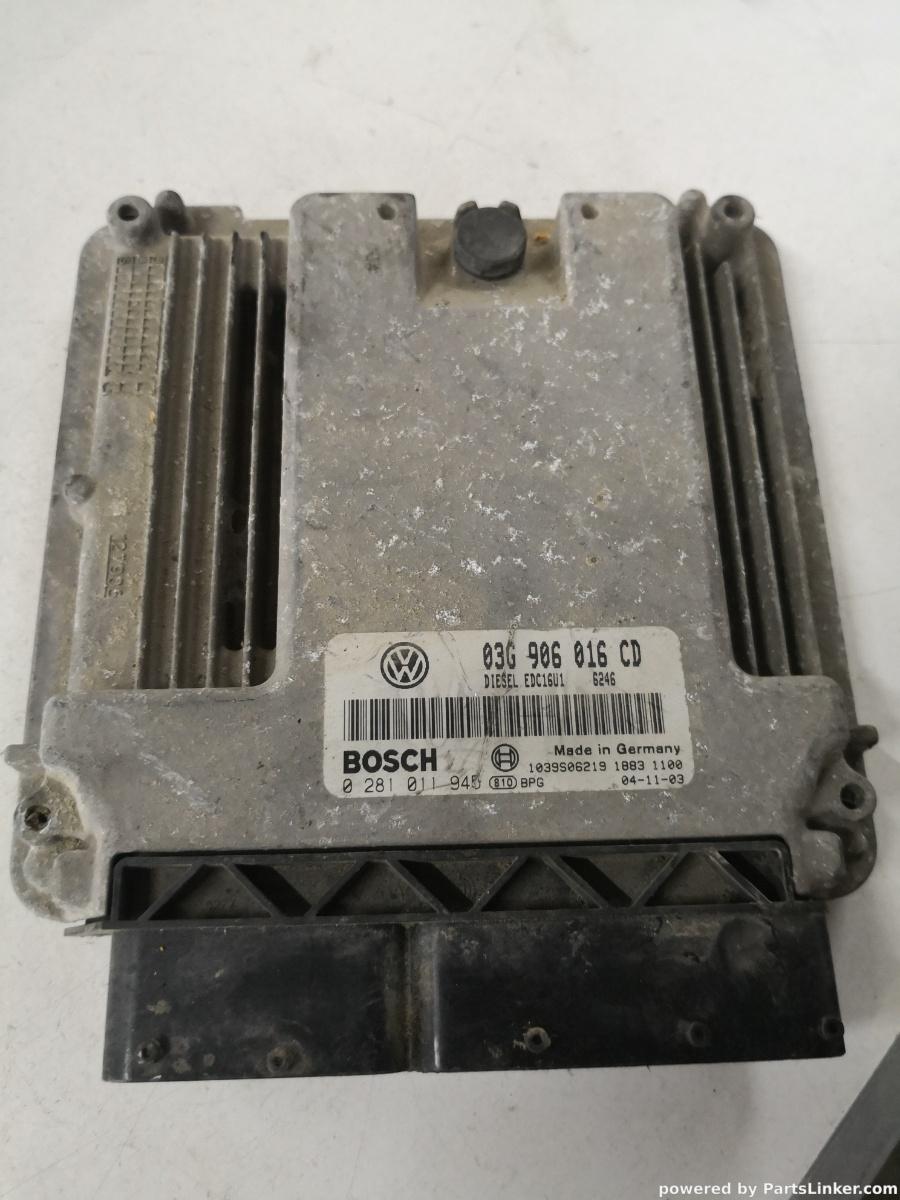 Calculator ECU VOLKSWAGEN TOUURAN 1.9 BKC BOSCH 0281011945 OEM 03g906016cd
