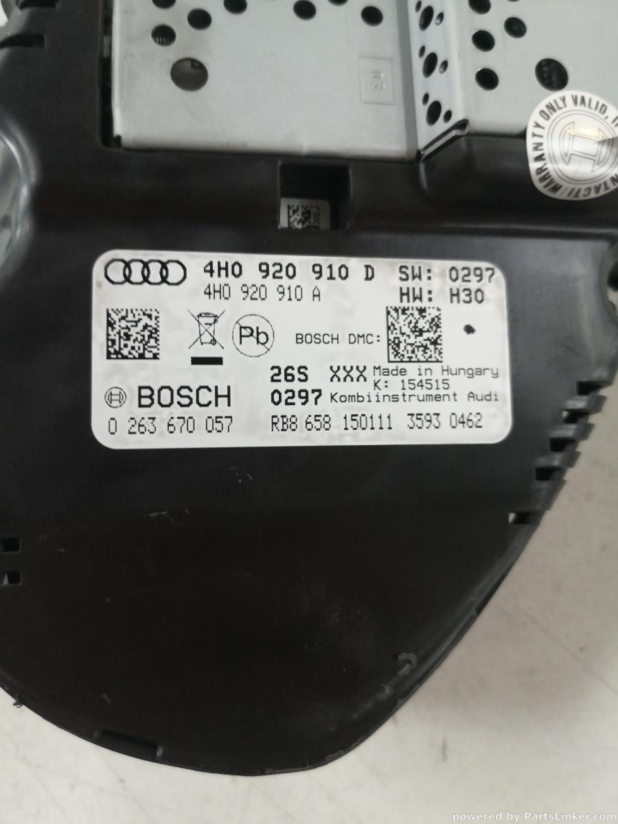 Ceasuri bord AUDI A8 III (4H2, 4H8, 4HC, 4HL) [ 2009 - 2018 ] OEM 4h0920910d – foto 3
