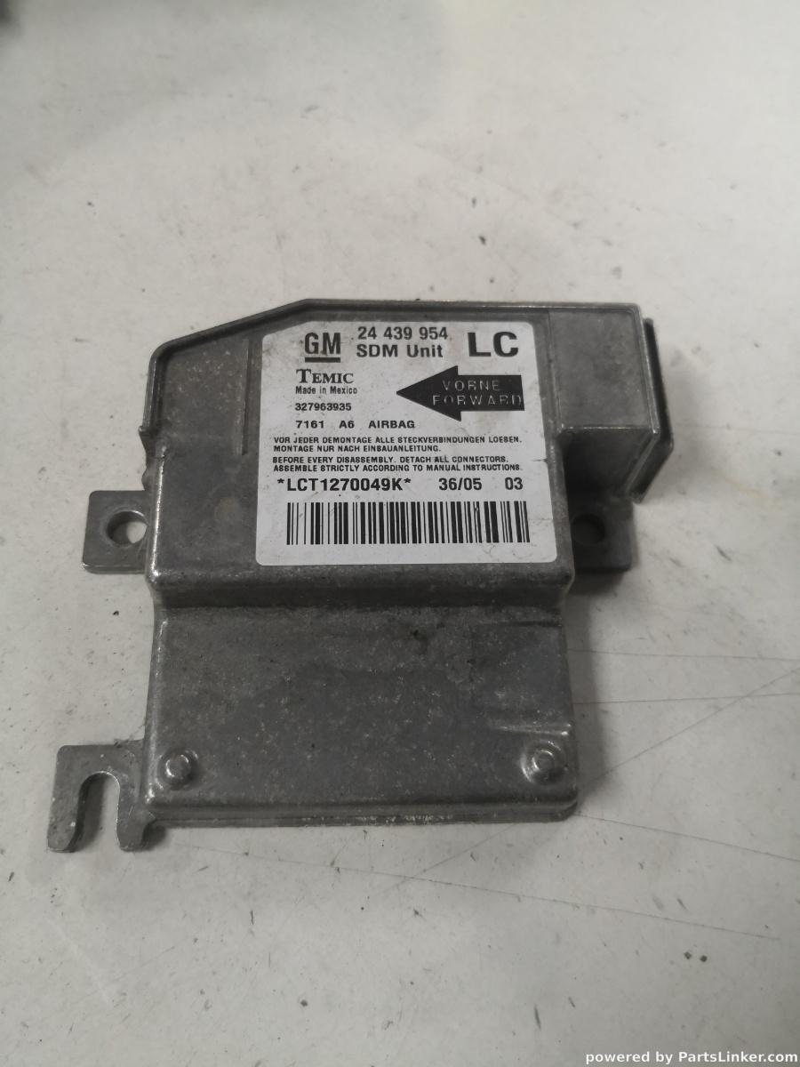 Calculator airbag OPEL CORSA C (F08, F68, X01) [ 2000 - 2009 ] OEM 327963935