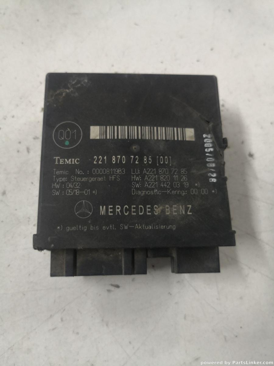 Modul control MERCEDES-BENZ S-CLASS II (W221, C215) [ 2005 - 2013 ] OEM A2218707285