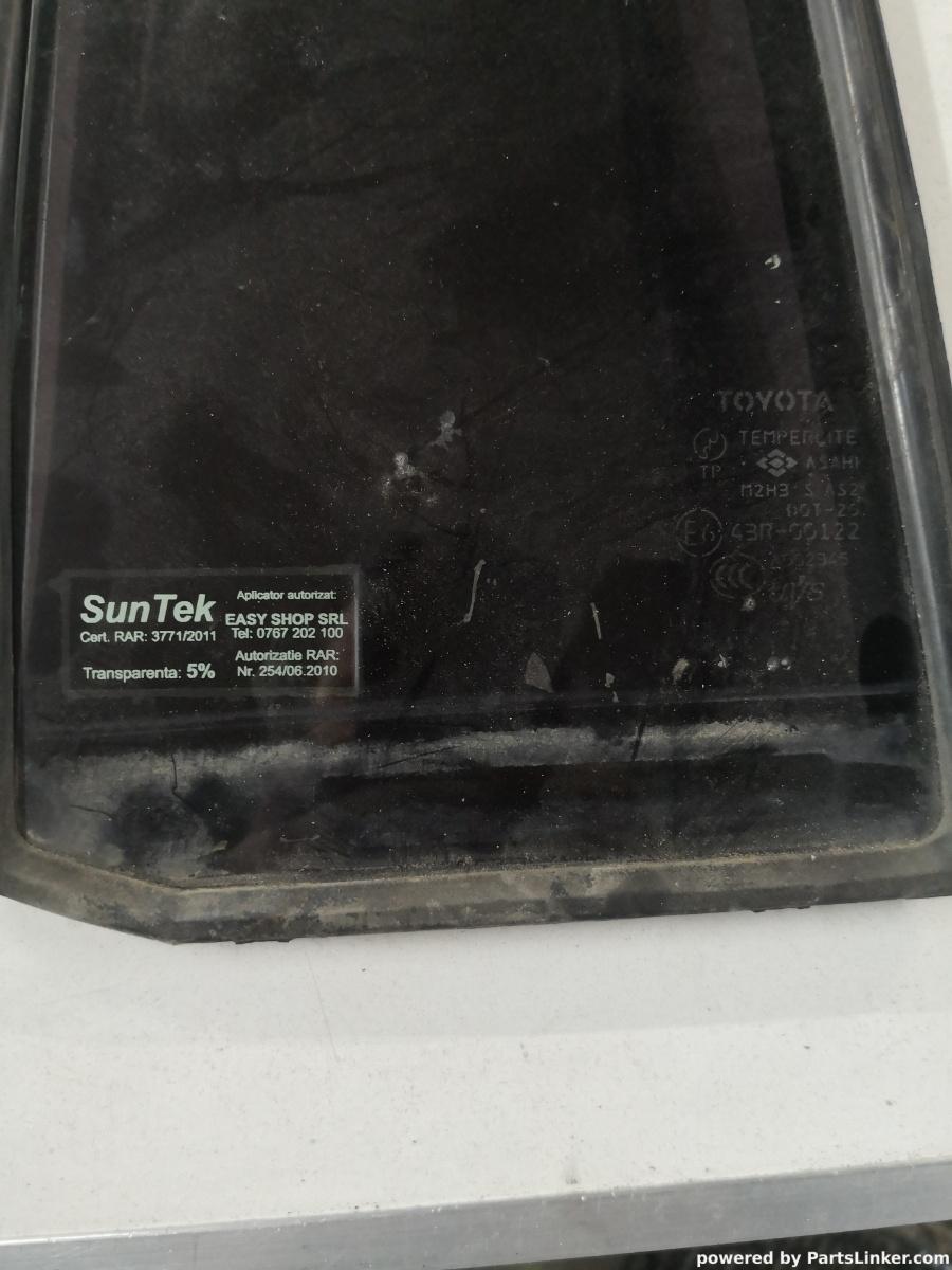 Geam stanga spate TOYOTA LAND CRUISER J120 2004> OEM 43r00122 – foto 2
