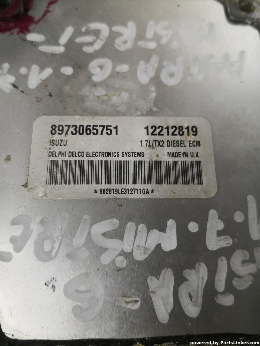 Calculator ECU OPEL ASTRA G Hatchback (F48_, F08_, T98) [ 1998 - 2009 ] DTI 16V (Y 17 DT) 55KW|75HP Delphi 12212819 OEM 8973065751 – foto 2