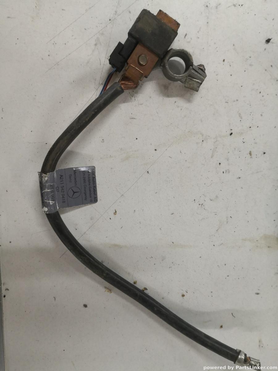 Borna minus baterie  MERCEDES-BENZ E-CLASS W211 2002 - 2009 A2115420418