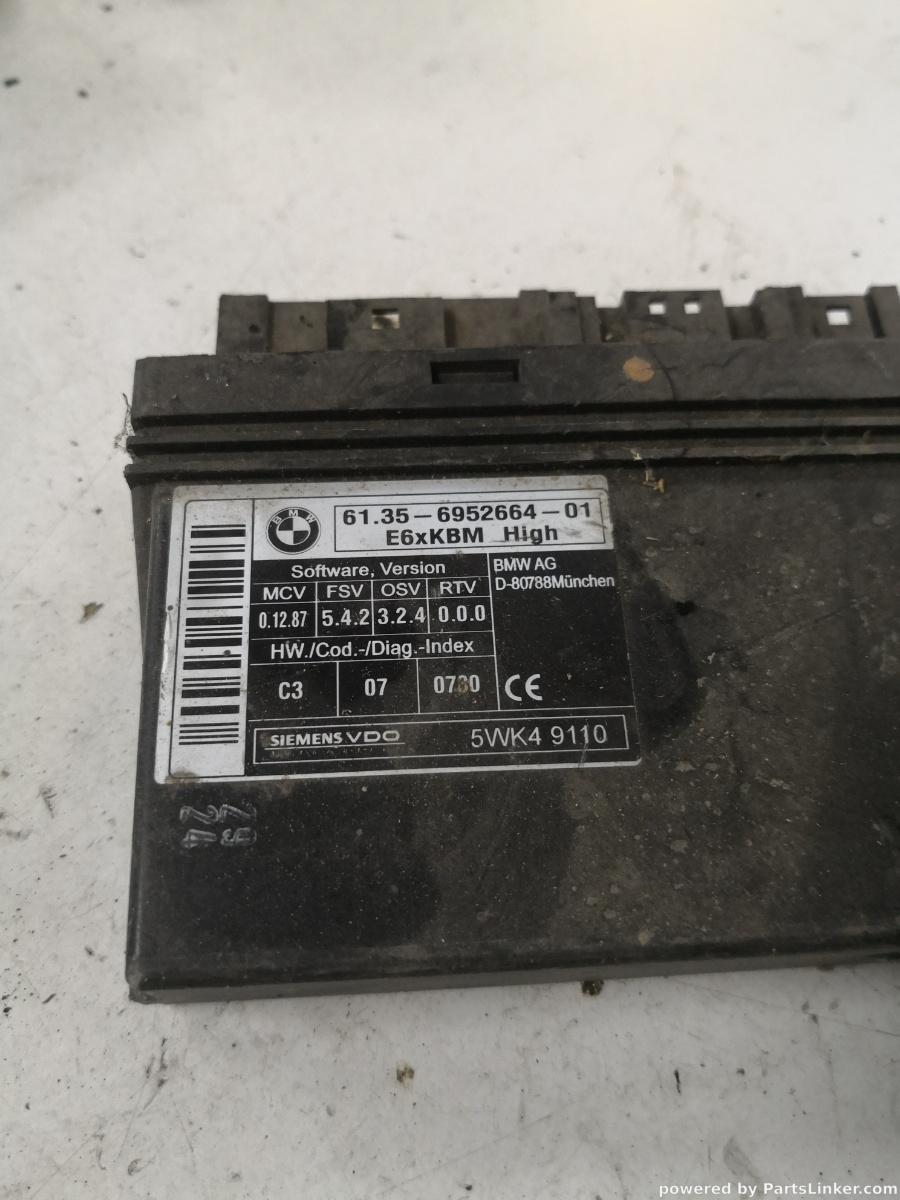 Calculator confort BMW 5 (E60) [ 2001 - 2010 ] SIEMENS 6952664 OEM 5wk49110 – foto 2