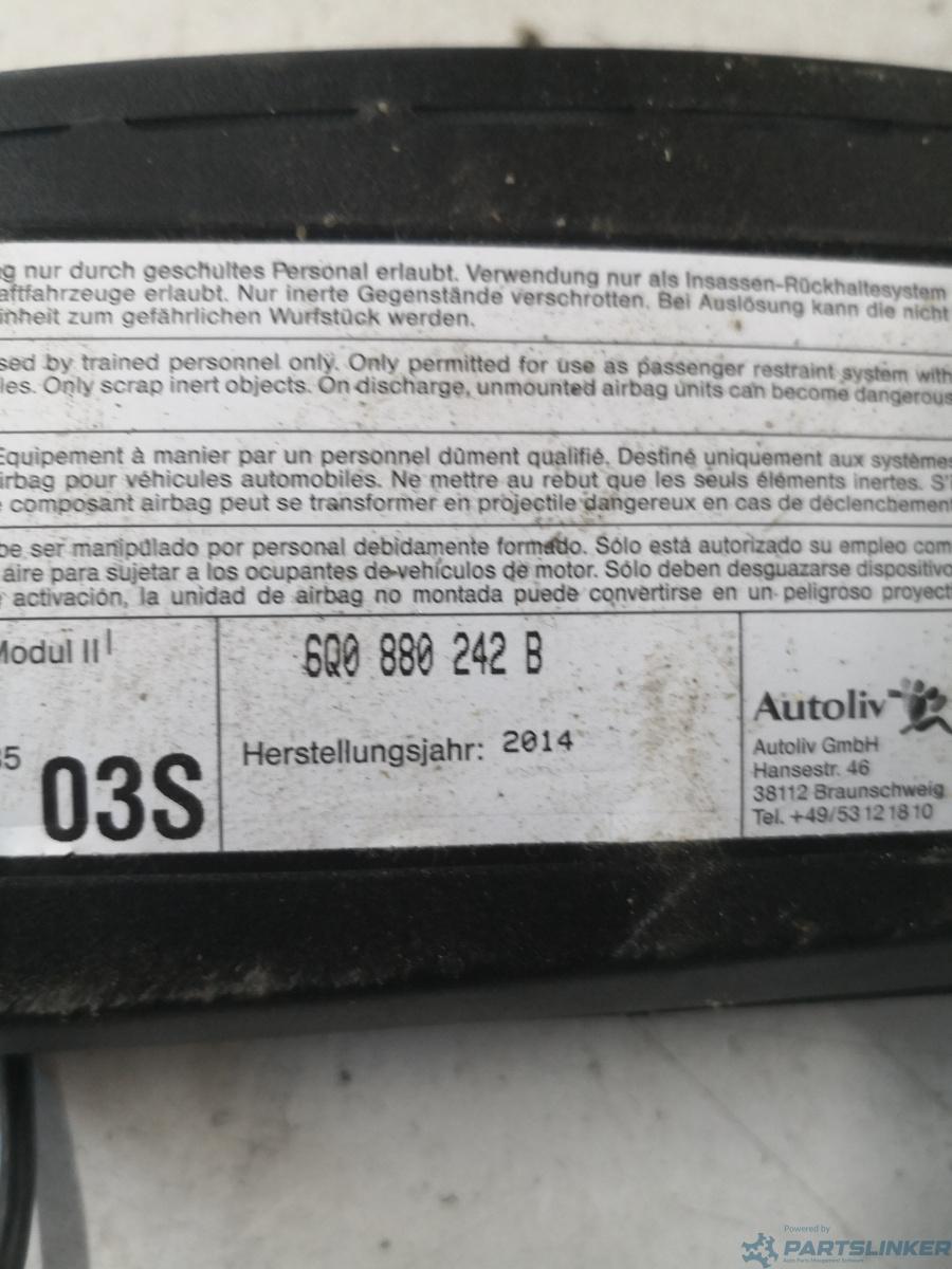 Airbag dreapta fata SKODA FABIA 2 (542) [ 2006 - 2014 ] OEM 6q0880242b – foto 2