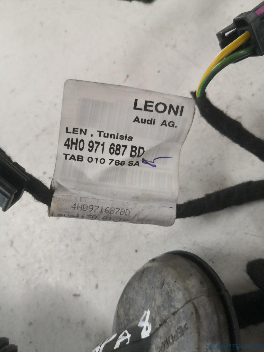 Instalatie electrica usa stanga spate AUDI A8 III (4H2, 4H8, 4HC, 4HL) [ 2009 - 2018 ] OEM 4h0971687bd – foto 2