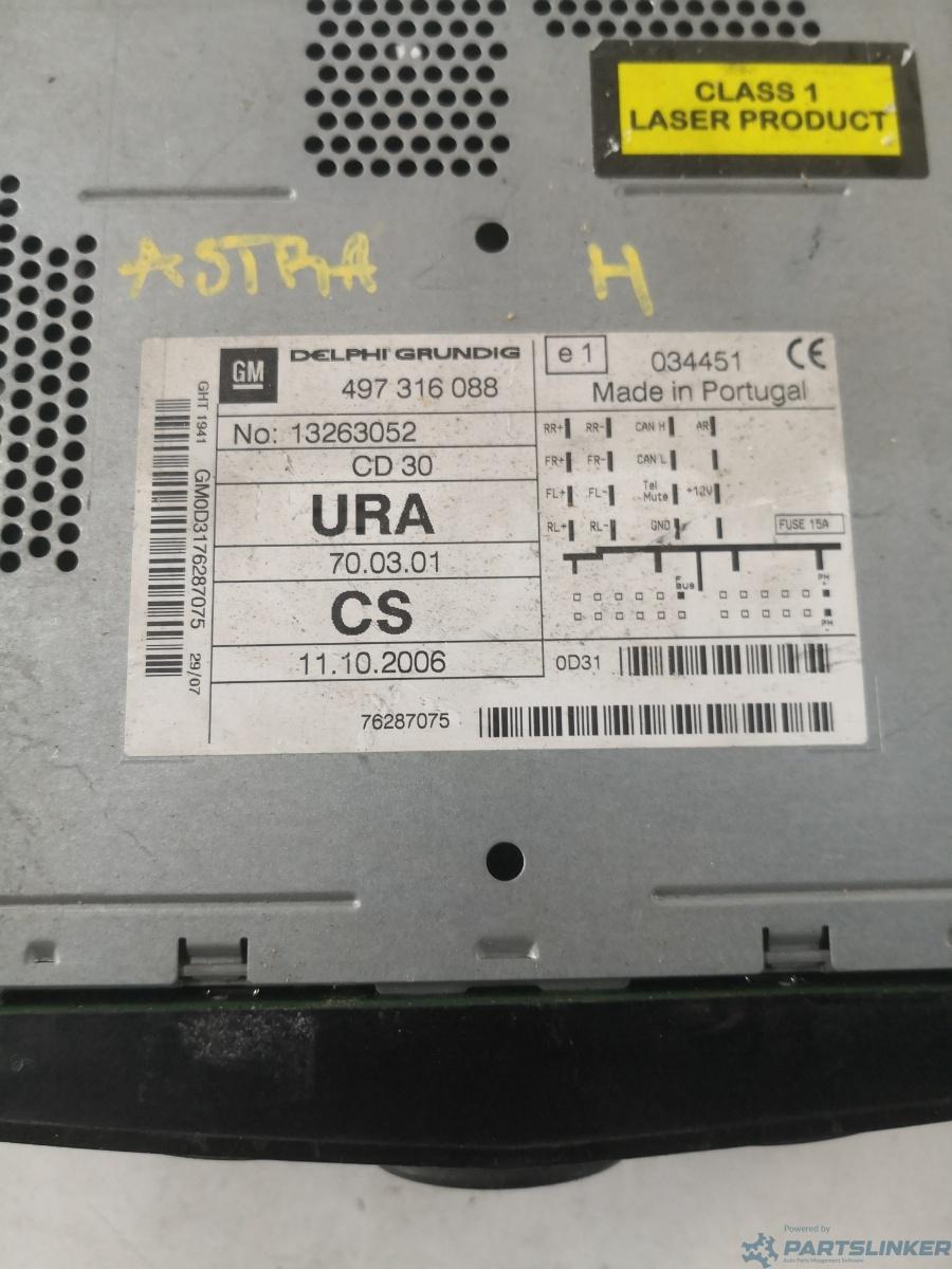 CD player auto OPEL ASTRA H (L48, A04) [ 2004 - 2014 ] OEM 497316088 – foto 3