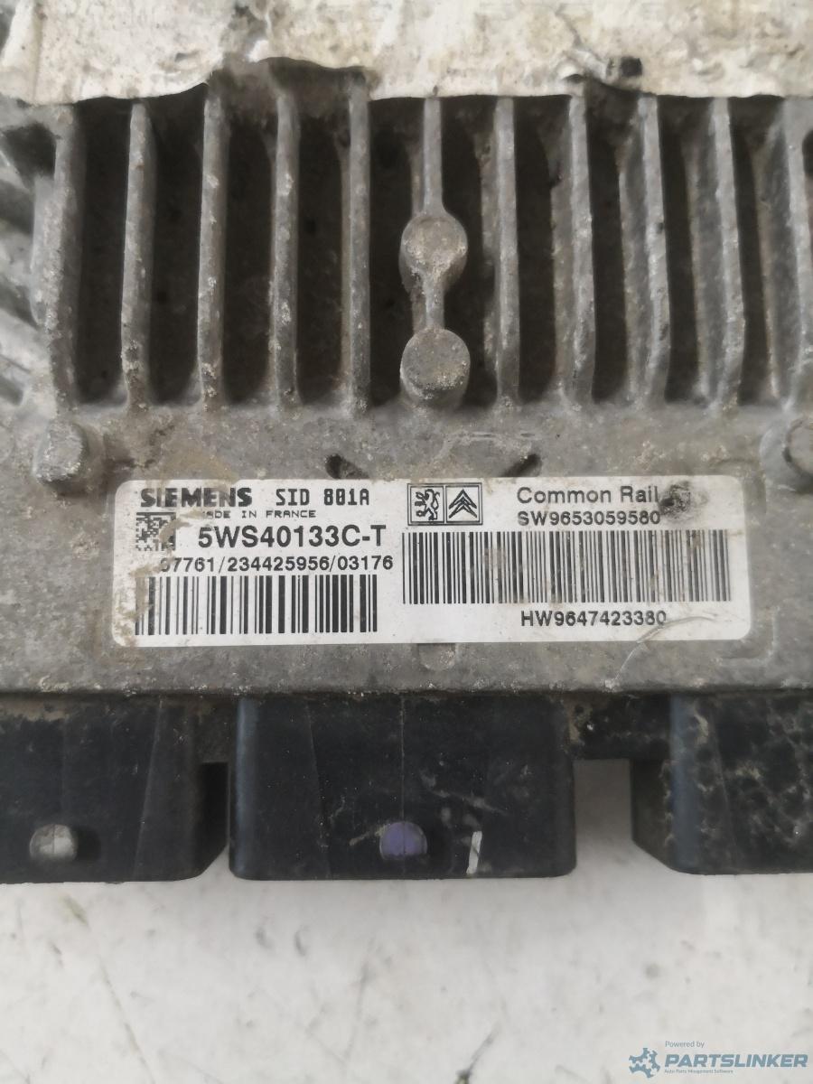 Calculator ECU PEUGEOT 307 SW (3H) [ 2002 - 2009 ] HDI 90 (RHY (DW10TD)) 66KW|90HP SIEMENS OEM 5ws40133ct – foto 2