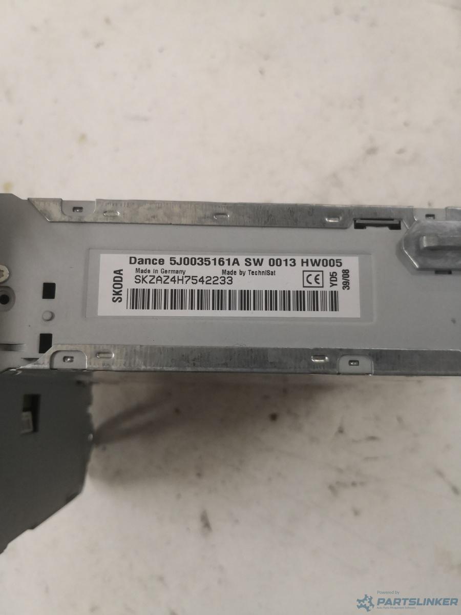 CD player auto SKODA FABIA II (542) [ 2006 - 2014 ] OEM 5j0035161a – foto 3