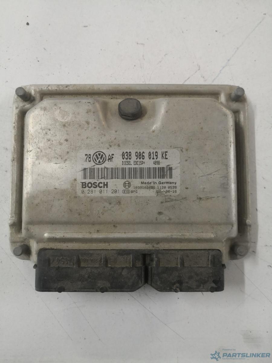 Calculator ECU SKODA SUPERB (3U4) [ 2001 - 2008 ] TDI (AVF, AWX) 96KW|130HP BOSCH 0281011201 OEM 038906019ke