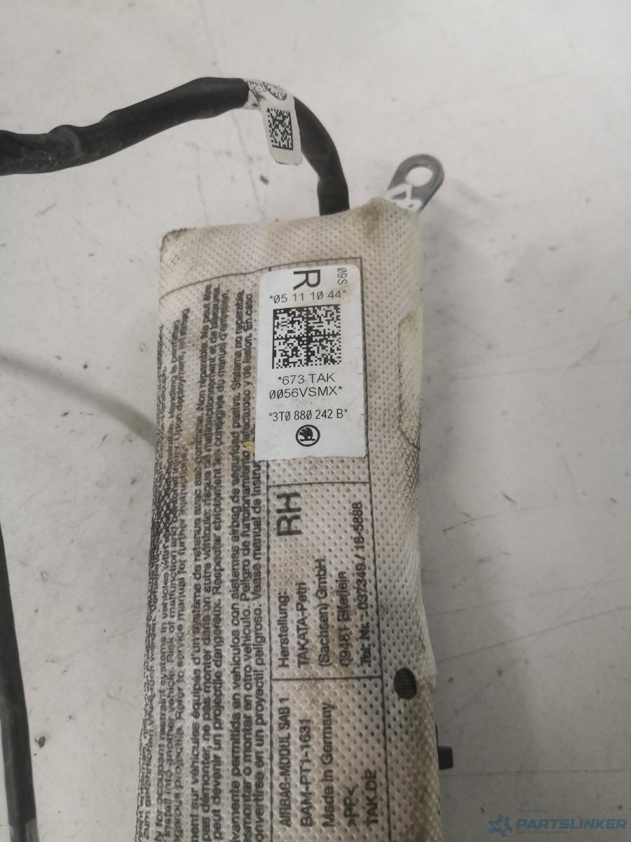 Airbag scaun dreapta fata SKODA SUPERB (3U4) [ 2001 - 2008 ] OEM 3t0880242b – foto 2