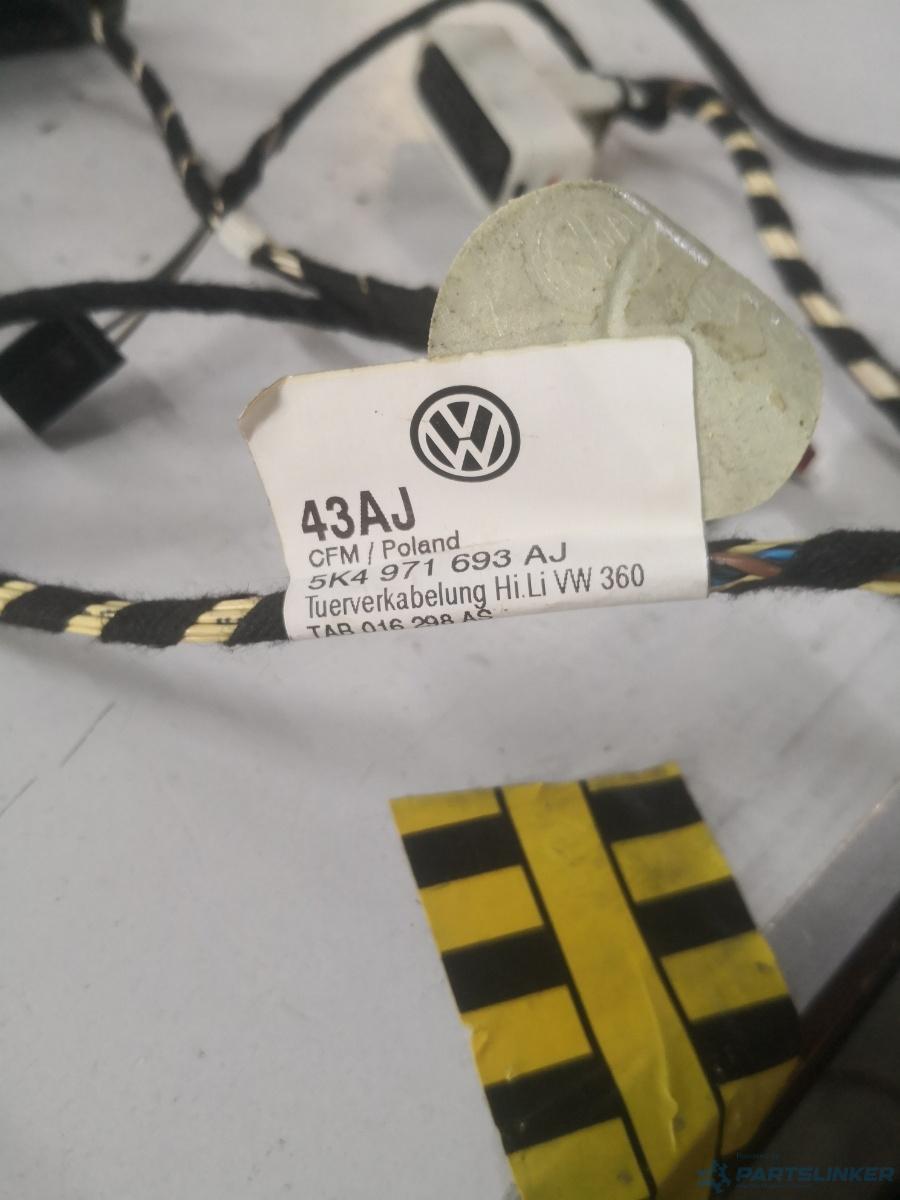 Instalatie electrica usa stanga spate VOLKSWAGEN GOLF VI (5K1) [ 2008 - 2013 ] OEM 5k4971693aj – foto 2