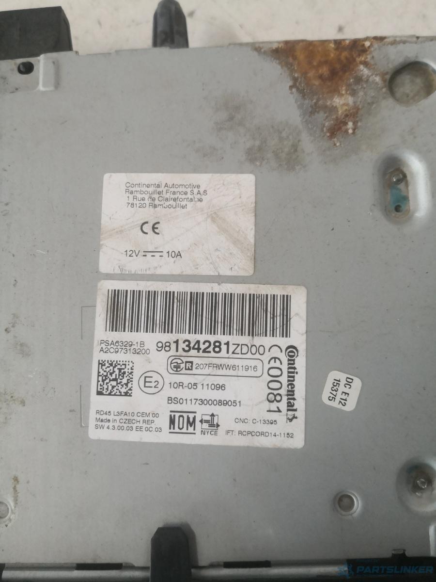 CD player auto PEUGEOT 301 [ 2012 - > ] OEM 98134281zd00 – foto 2