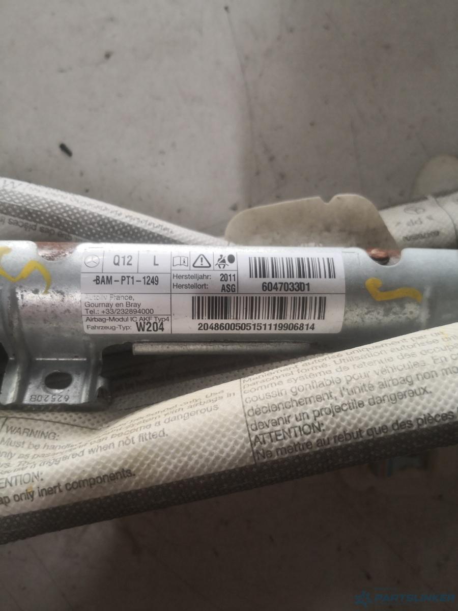 Cortina airbag stanga fata MERCEDES-BENZ C-CLASS (W204) [ 2007 - 2014 ] OEM 604703301 – foto 2