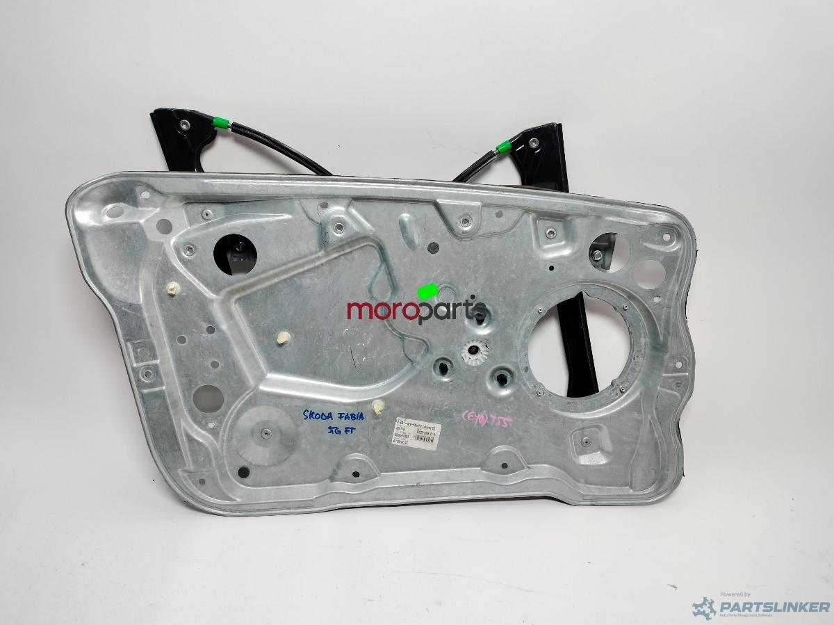 Macara geam usa stanga fata 6Y0837755B Skoda Fabia Ii (2007-) OEM 6Y0837755B