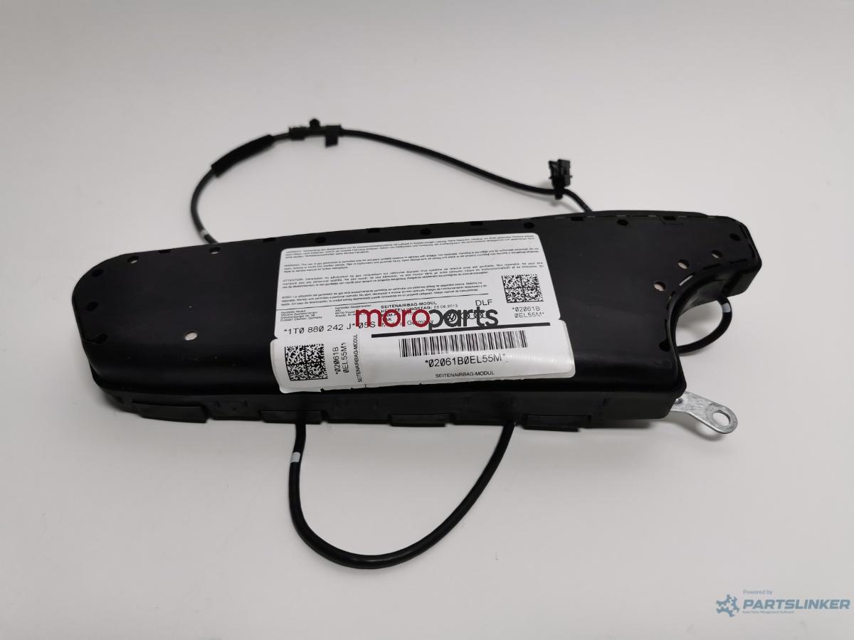 Airbag scaun dreapta fata VOLKSWAGEN TOURAN (1T3) [ 2010 - 2015 ] TDI (CFHF, CLCA) 81KW|110HP VAG OEM 1T0880242J
