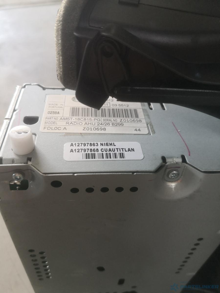 CD player auto FORD FIESTA VI [ 2008 - > ] 1.0 (P4JA, P4JB, P4JC, P4JD) 59KW|80HP OEM Am5t18c815 – foto 2