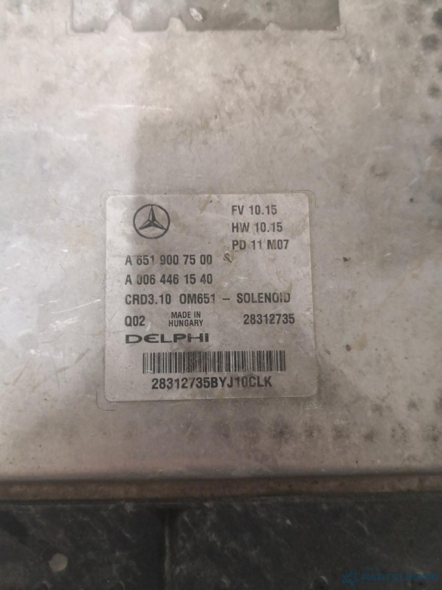 Calculator ECU MERCEDES-BENZ C-CLASS (W204) [ 2007 - 2014 ] C 220 CDI (OM 651.911) 125KW|170HP Delphi A0064461540 OEM A6519007509 – foto 2