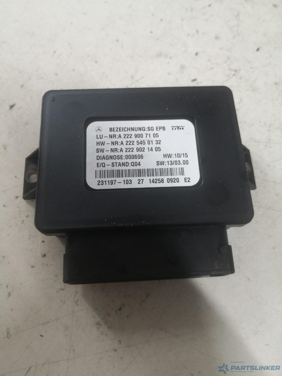 Calculator frana mana MERCEDES-BENZ S-CLASS W222, V222, X222 2013 - > 3.0 S 350 BlueTEC / d OM 642.861 190KW|258HP 0
