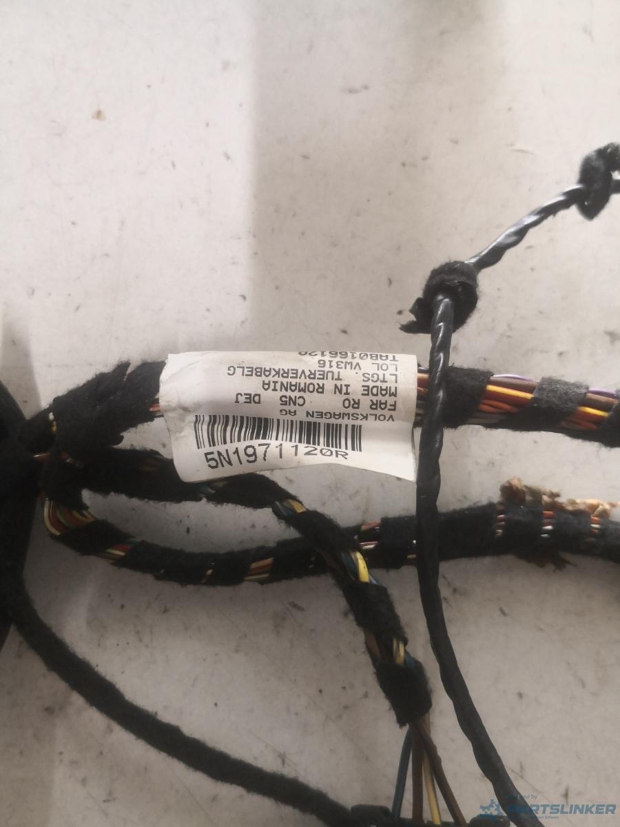 Instalatie electrica usa stanga fata VOLKSWAGEN TIGUAN (5N_) [ 2007 - > ] TDI 4motion (CBBB, CFGB) 125KW|170HP OEM 5n1971120r – foto 2