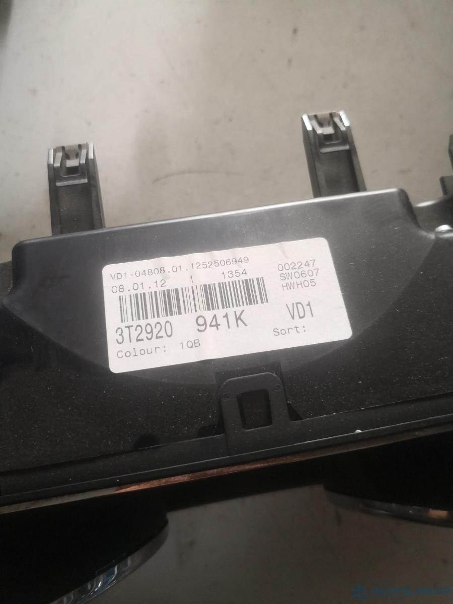 Ceasuri bord SKODA SUPERB (3T4) [ 2008 - 2015 ] OEM 3t2920941k – foto 2