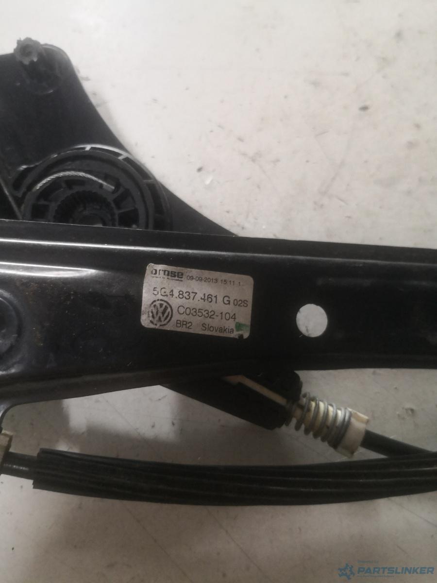 Macara geam electric stanga fata VOLKSWAGEN GOLF VII (5G1, BE1) [ 2012 - > ] OEM 5g4837461g – foto 2