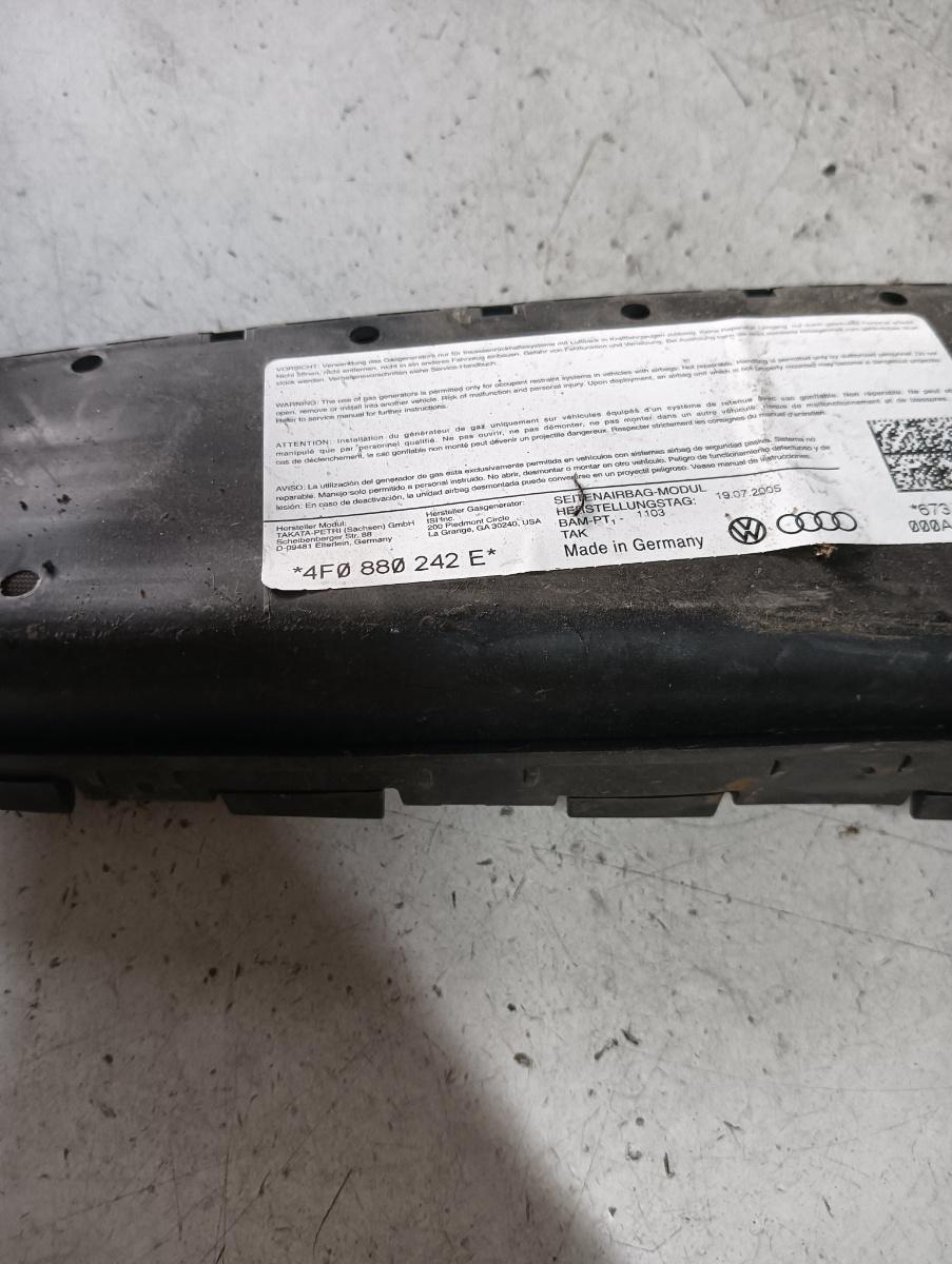 Airbag scaun  dreapta fata AUDI A6/S6 III Saloon (4F2, C6) [ 2004 - 2011 ] OEM 4f0880242e – foto 2