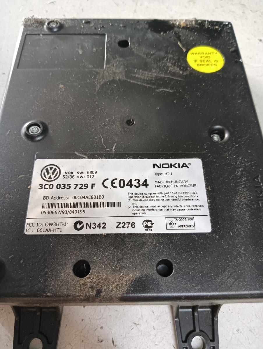Modul bluetooth VOLKSWAGEN GOLF PLUS (5M1, 521) [ 2004 - 2013 ] OEM 3c0035729f – foto 2