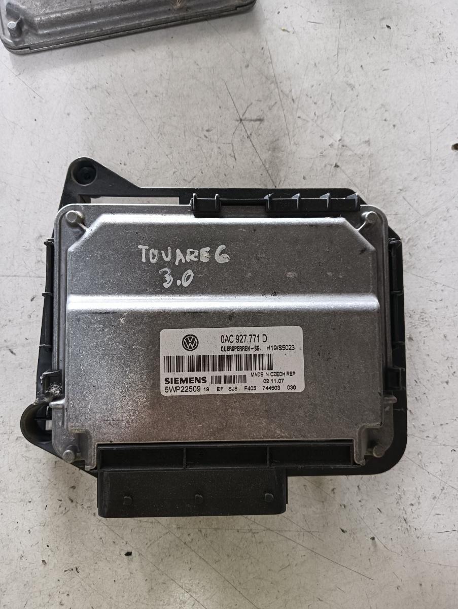 Calculator ECU VOLKSWAGEN TOUAREG (7LA, 7L6, 7L7) [ 2002 - 2013 ] V6 TDI (CASA, CASC) 176KW|240HP 5wp22509 OEM 0ac927771d