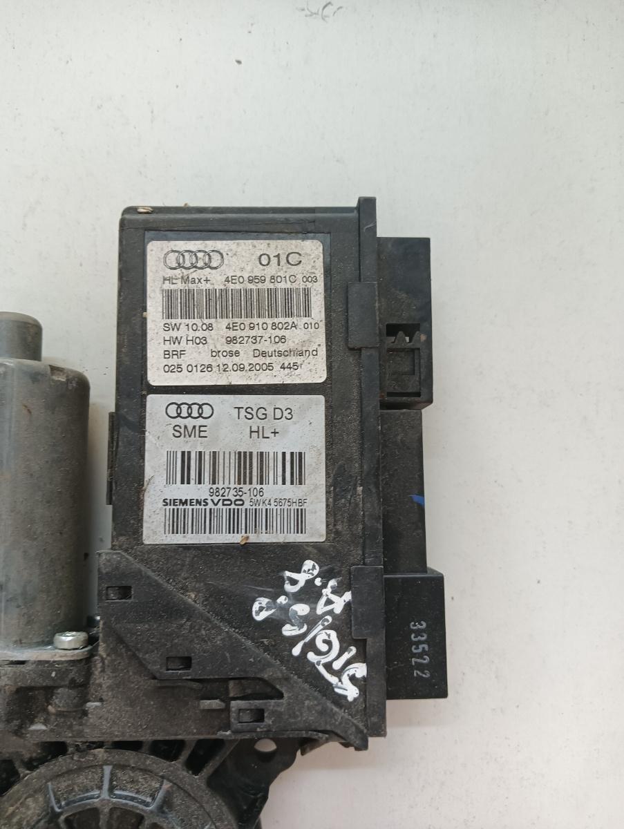 Motoras geam pivotant stanga spate AUDI A8 II 4E2, 4E8 2002 - 2010 4e0959801c – foto 2
