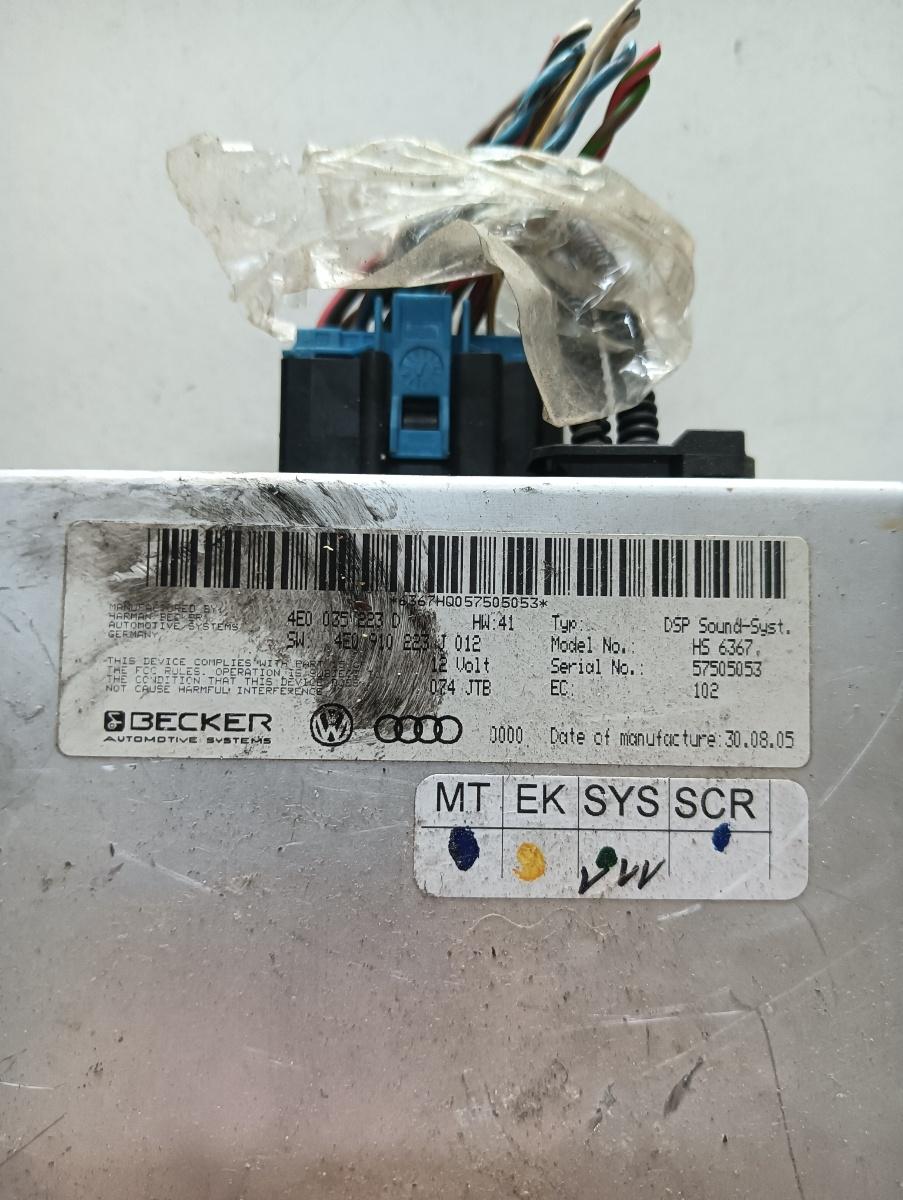 Amplificator audio  AUDI A8 II 4E2, 4E8 2002 - 2010 4e0035223d – foto 2