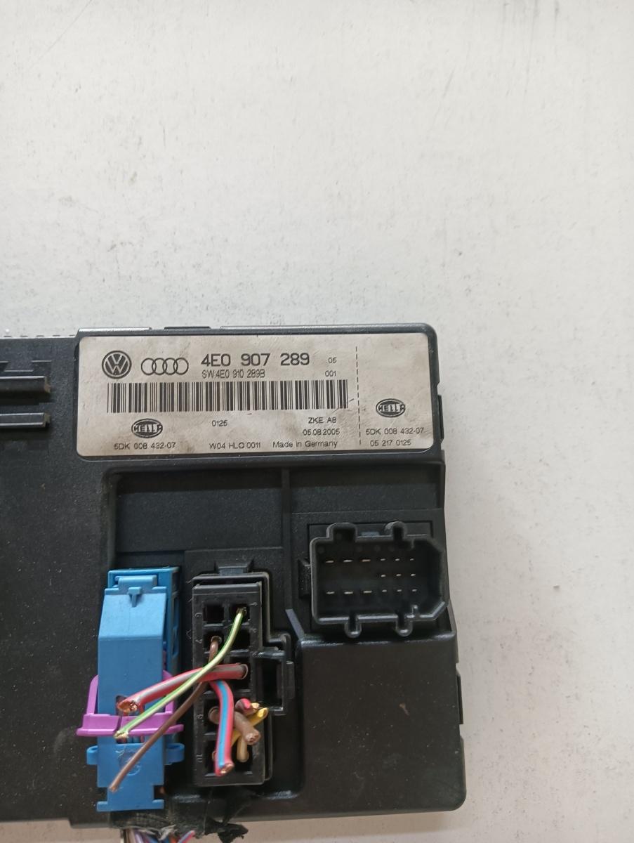 Modul confort AUDI A8 II 4E2, 4E8 2002 - 2010 4e0907289 – foto 2