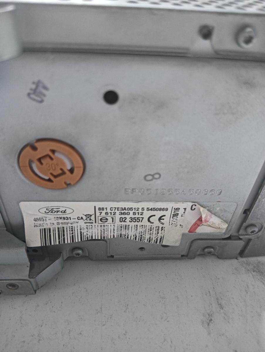Player Radio CD FORD FOCUS II DA_, HCP, DP 2004 - 2013 7612360512 – foto 3