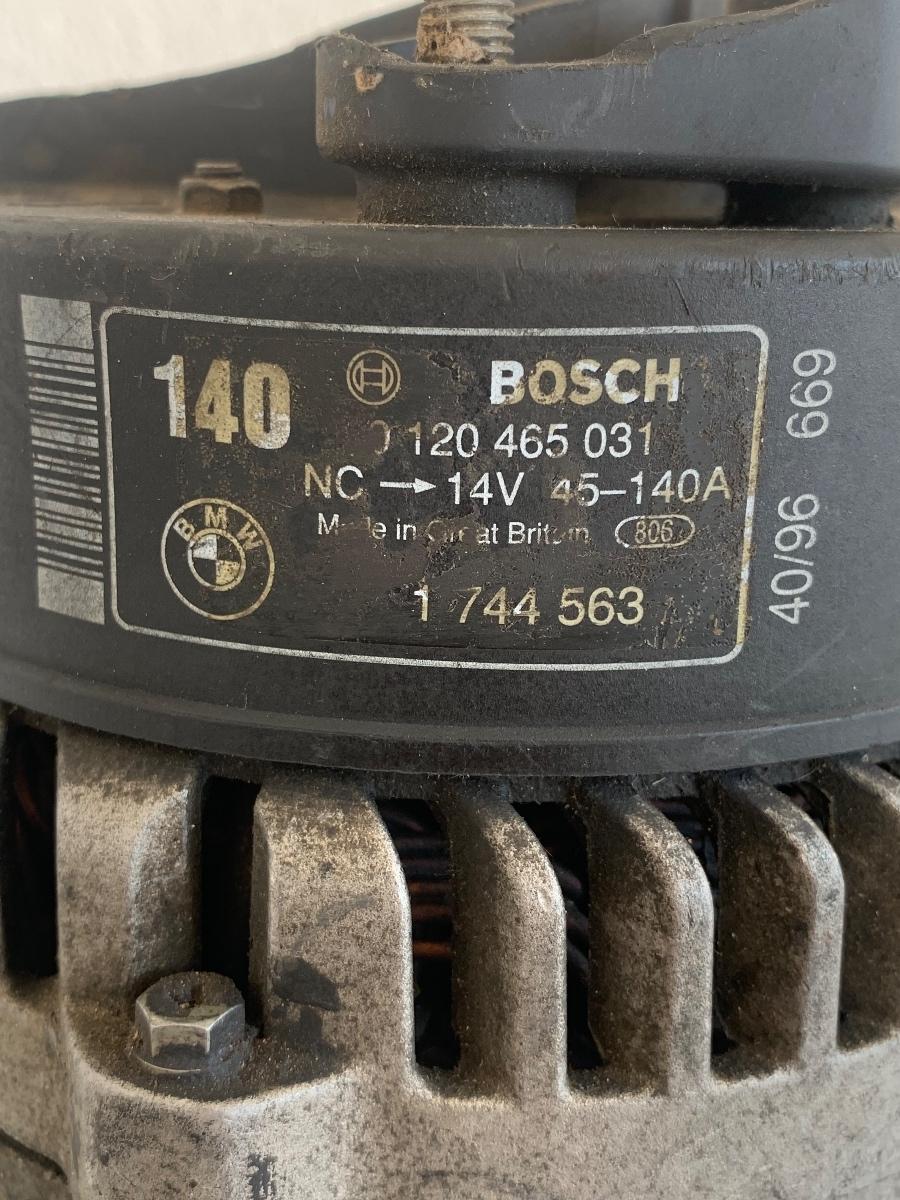 Alternator 14V 45-150A BMW 5 III Touring E34 2.0i OEM 1744563 / 0120465031 – foto 2