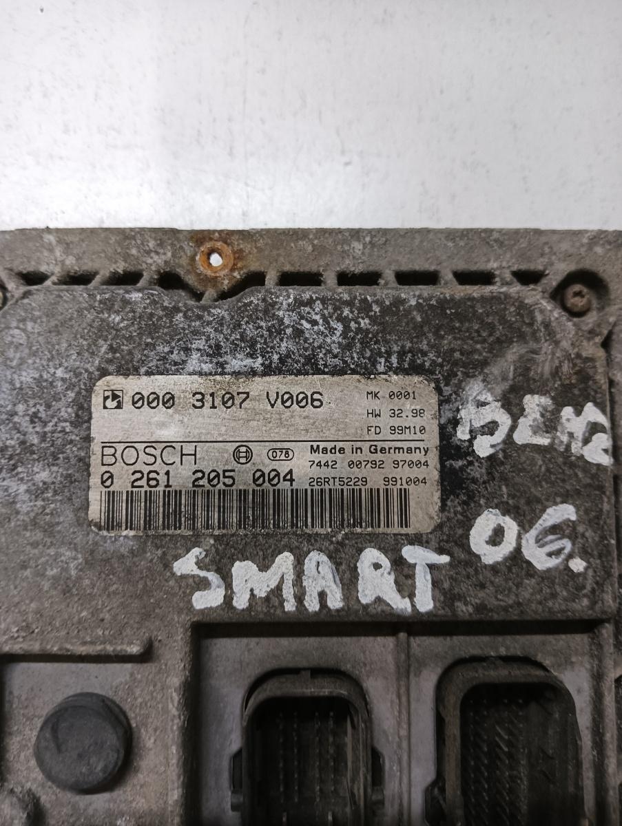 Calculator ecu SMART FORTWO Cabrio 450 2004 - 2007 BOSCH 0003107v006 0261205004 – foto 2