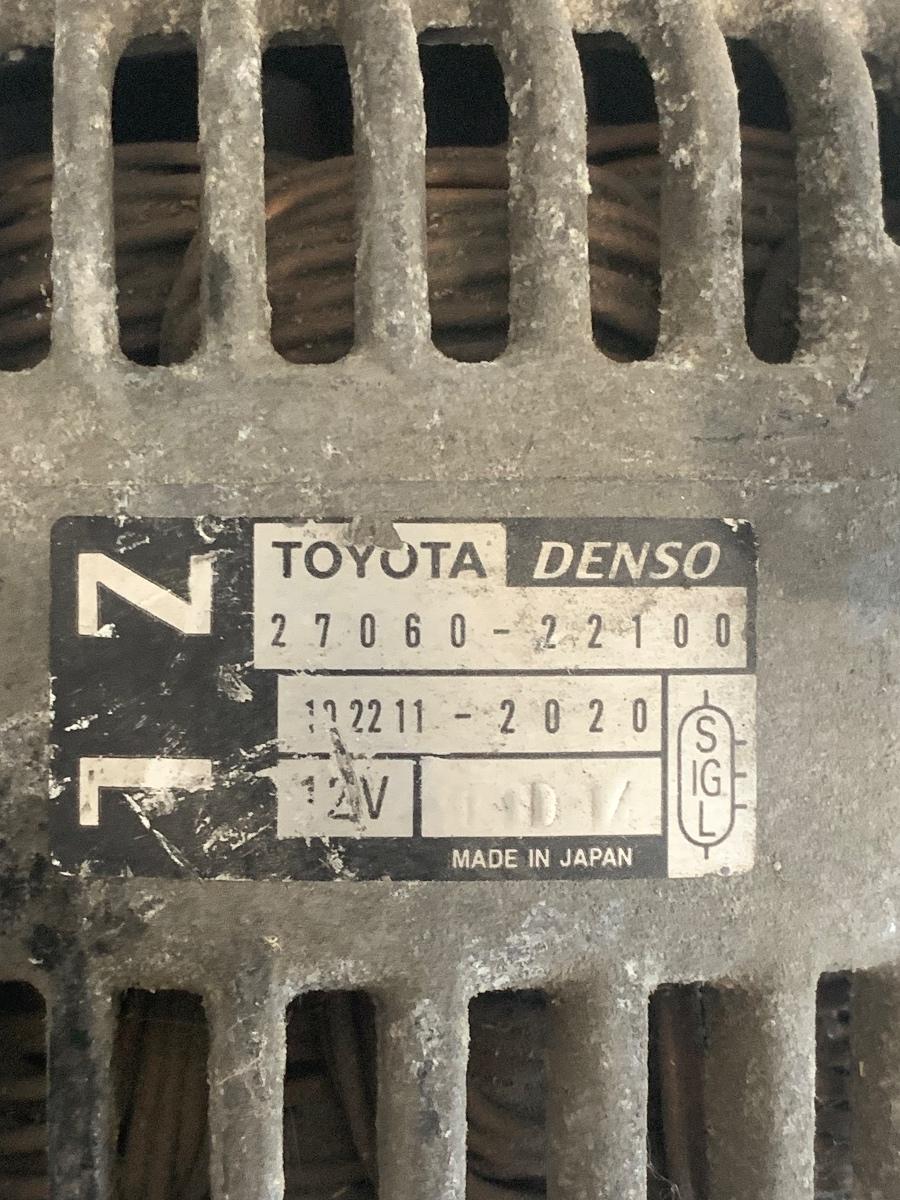 Alternator 12V 1.6B/1.8VVTI TOYOTA COROLLA / TOYOTA MR23 OEM 27060-22100 – foto 4