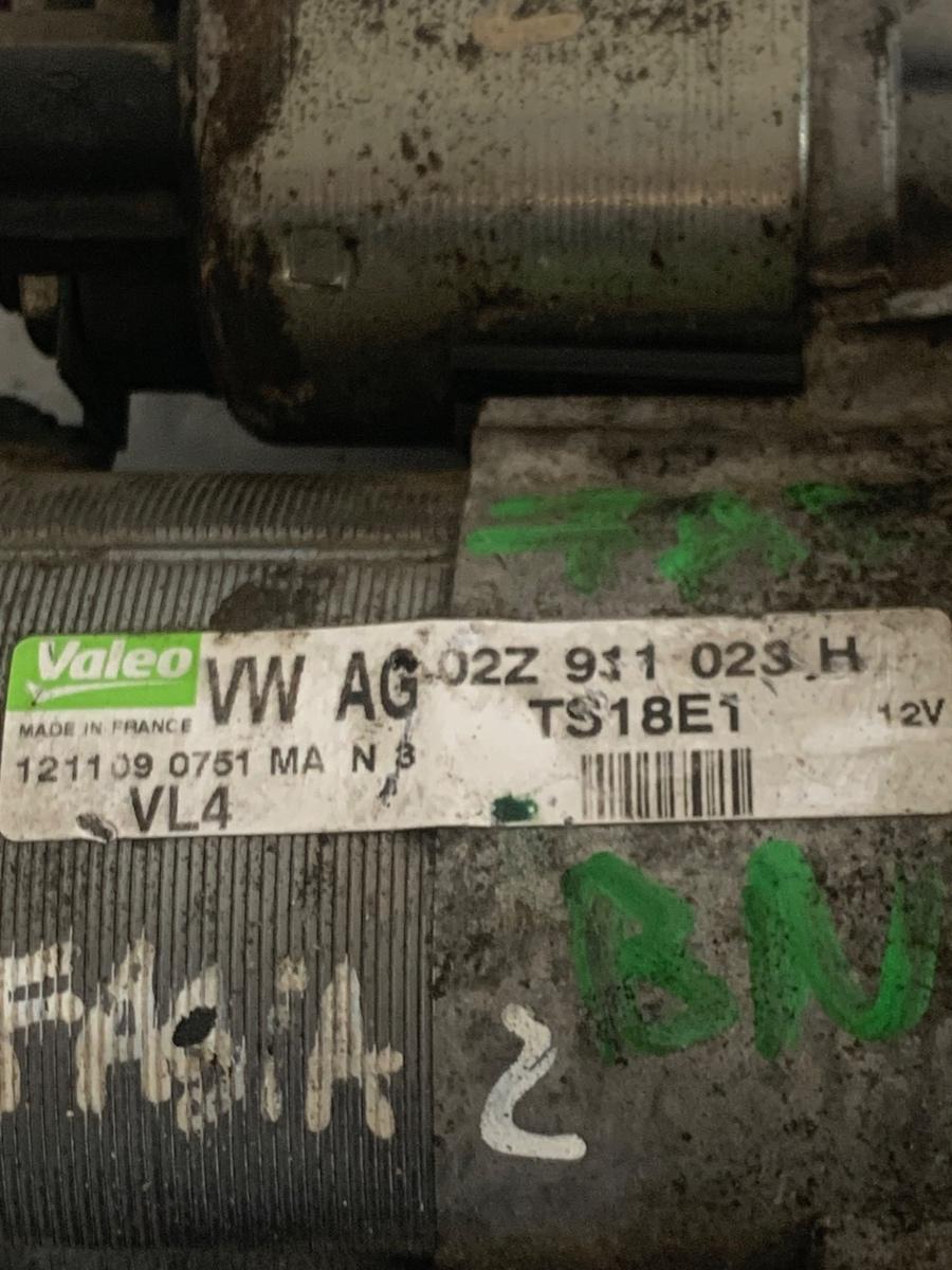 Electromotor 1.4TDI SKODA FABIA II 542 2006 - 2014, VOLKSWAGEN POLO 9N_ 2001 - 2012 02Z911023H – foto 3