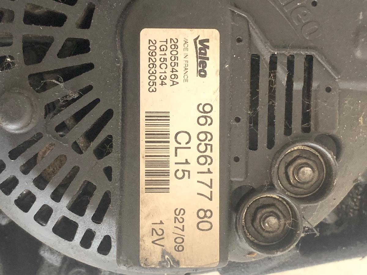 Alternator CITROËN C4 I LC_ 2004 - 2013, PEUGEOT 308 4A_, 4C_ 2007 - > 1.6HDI OEM  9665617780 – foto 3