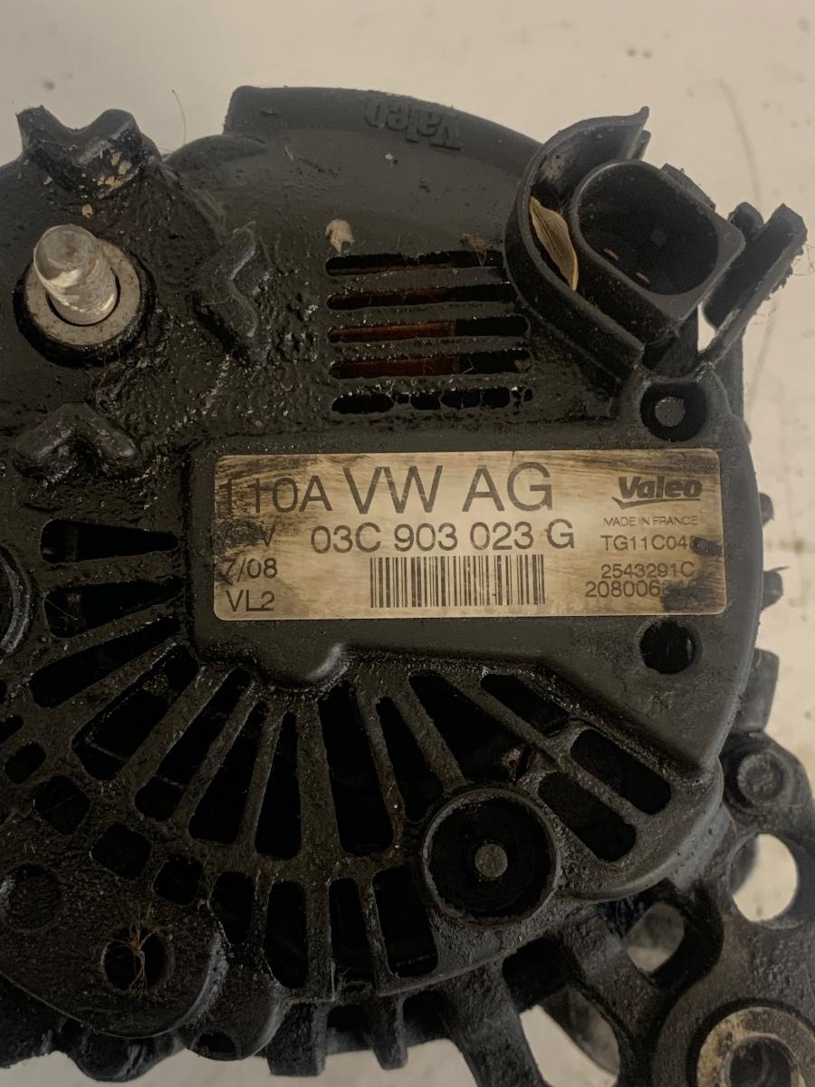 Alternator SKODA (SVW ) FABIA 5J_ 2008 - >, VOLKSWAGEN GOLF V 1K1 2003 - 2009 1.4 TSI BMY 03C903023G – foto 2
