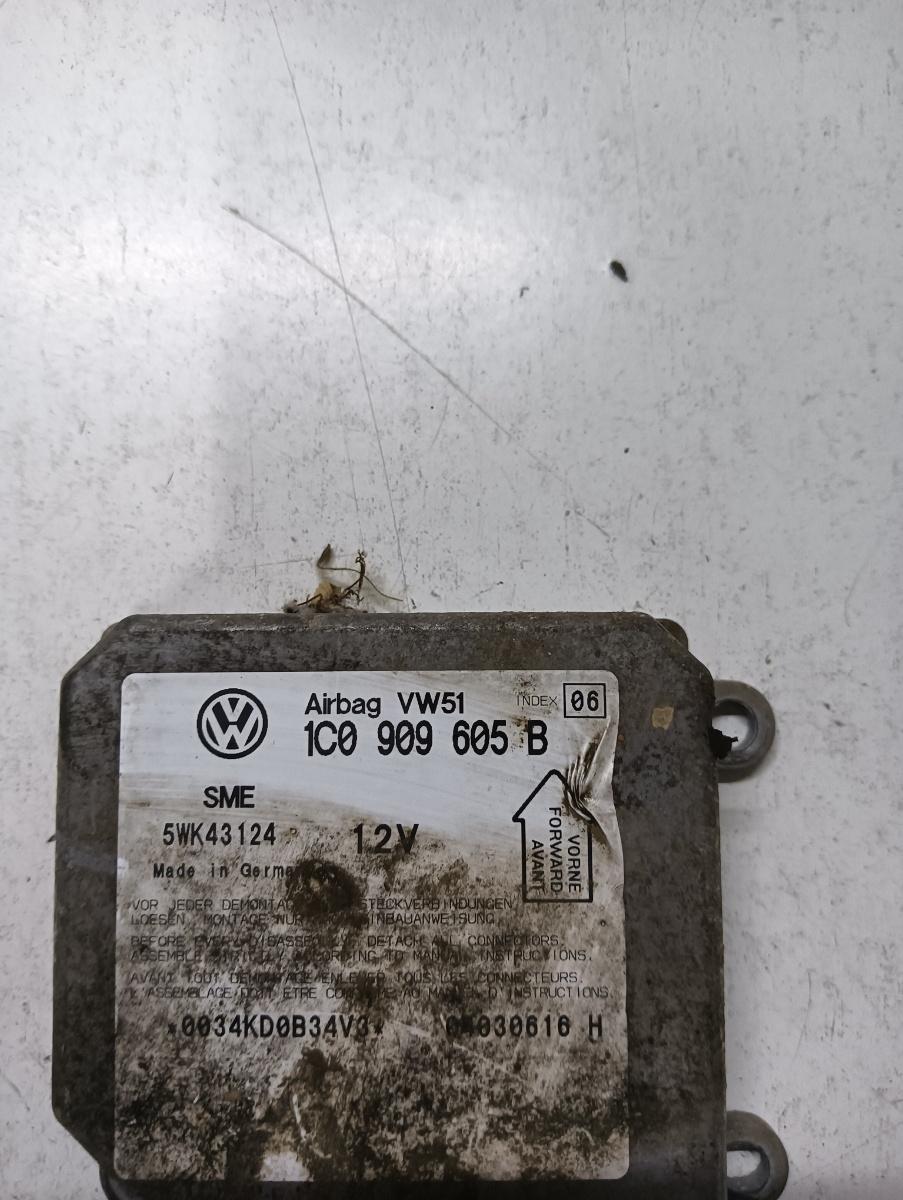 Calculator airbag  VOLKSWAGEN POLO 6N1 1994 - 1999, VOLKSWAGEN PASSAT 3B3 2000 - 2005 VAG 1c0909605b – foto 2