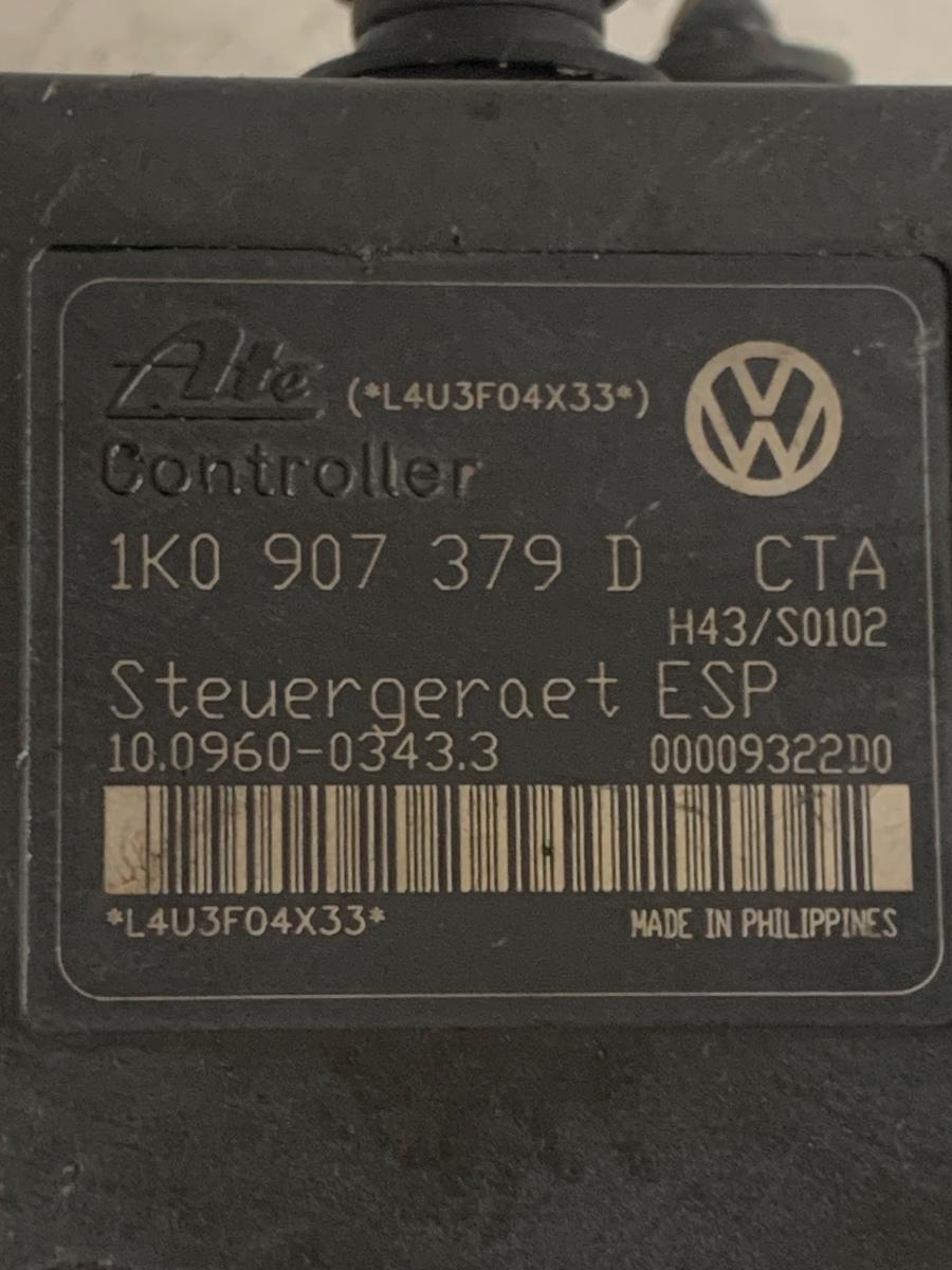 Pompa ABS VOLKSWAGEN TOURAN 1T1, 1T2 2003 - 2010, AUDI A3 II 8P1 2003 - 2013, VOLKSWAGEN GOLF V 1K1 2003 - 2009 1.9TDI 1K0907379D – foto 3