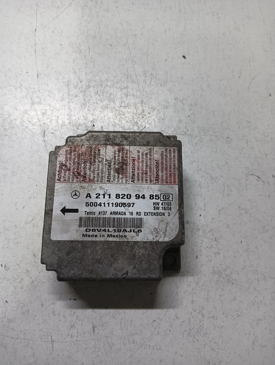 Calculator airbag  MERCEDES-BENZ E-CLASS W211 2002 - 2009 A2118209485